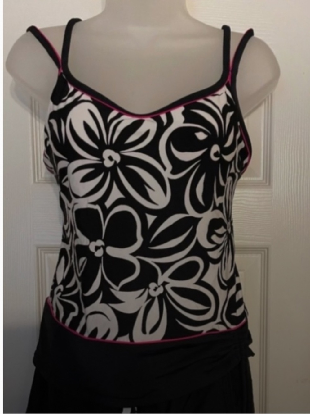 Bikini set Jamaica Bay bikini tankini size 12,Ocean dreams swim skirt size 10 - Picture 3 of 8